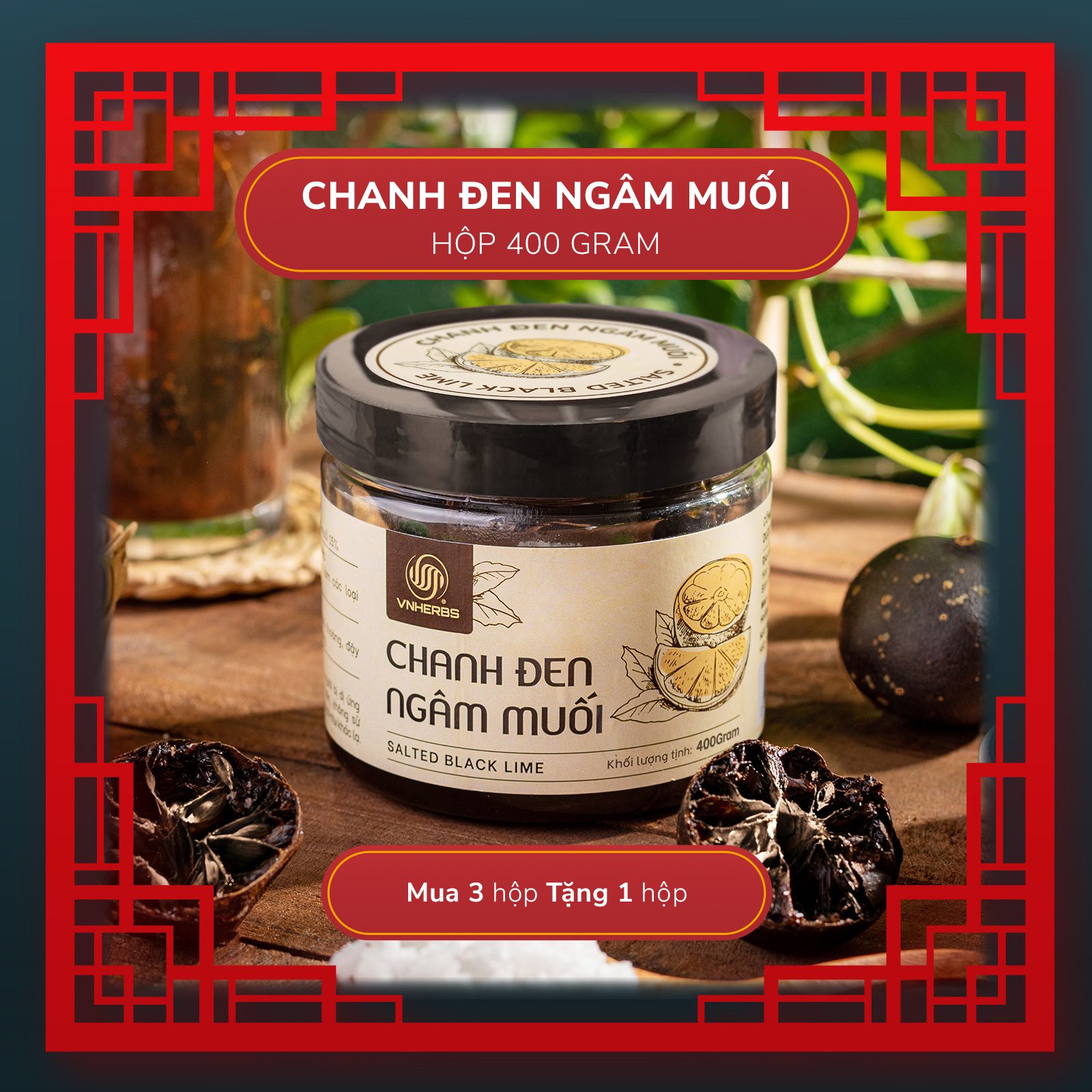 Chanh đen ngâm muối