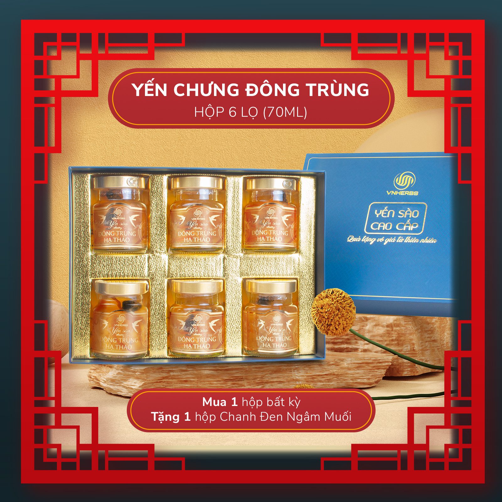 Yến chưng Đông Trùng Hạ Thảo