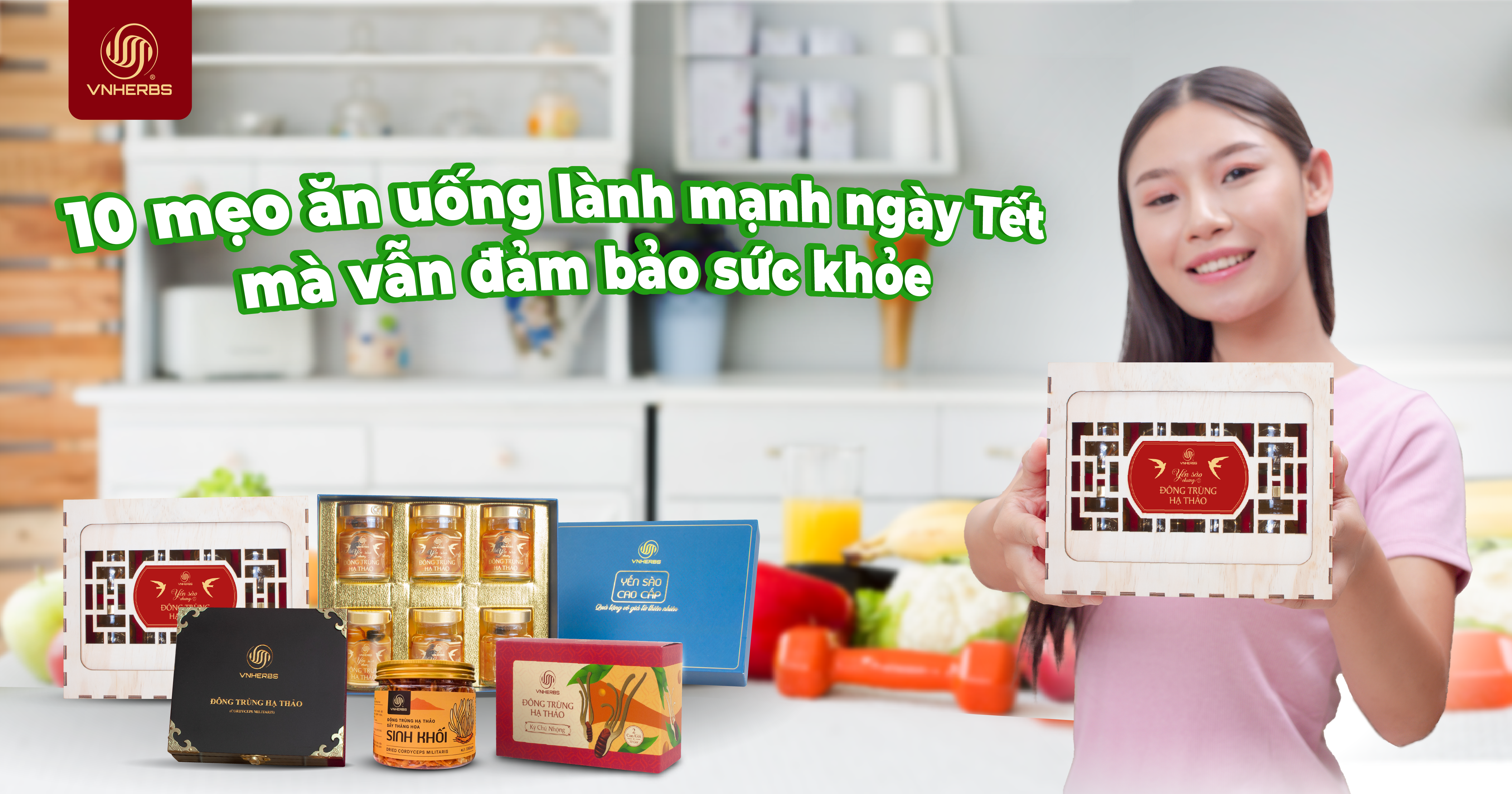 Ăn uống lành mạnh ngày Tết