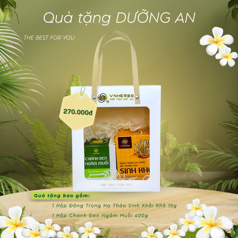 Combo Quà tặng sức khoẻ - Dưỡng Tâm & Dưỡng An CB DA 270k